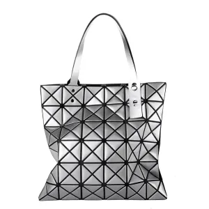 Stunning Geometric Holographic Carry Totes