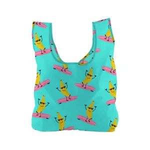 Surfing Banana Eco Tote Bag