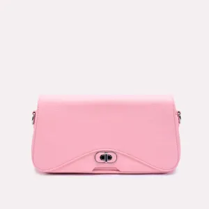 Vivid Pink Sleek Crossbody Bag 0321761