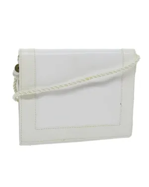 White Leather Shoulder Bag