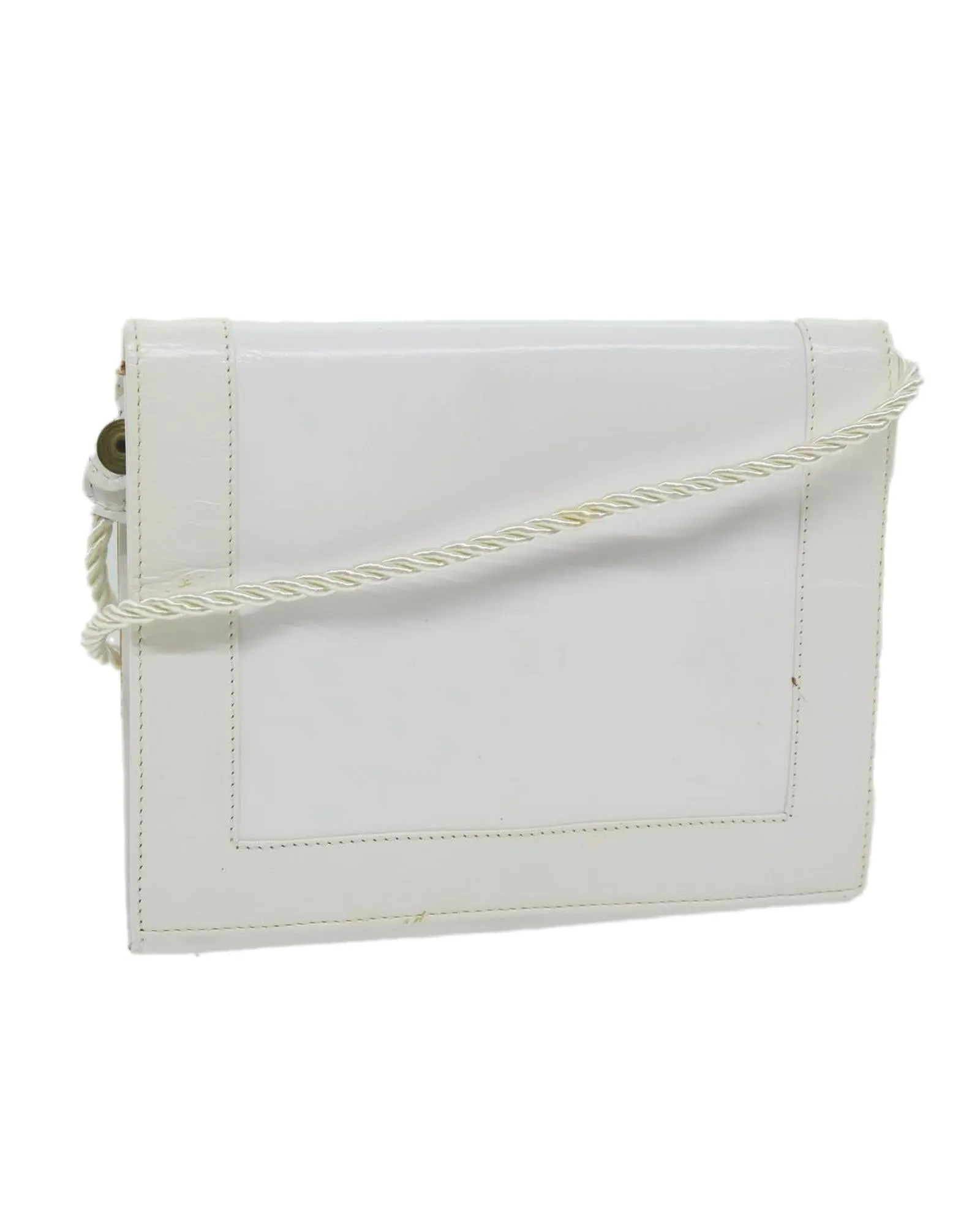 White Leather Shoulder Bag