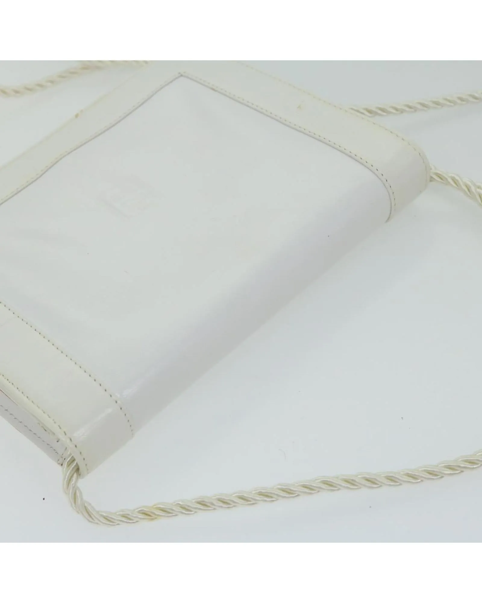 White Leather Shoulder Bag