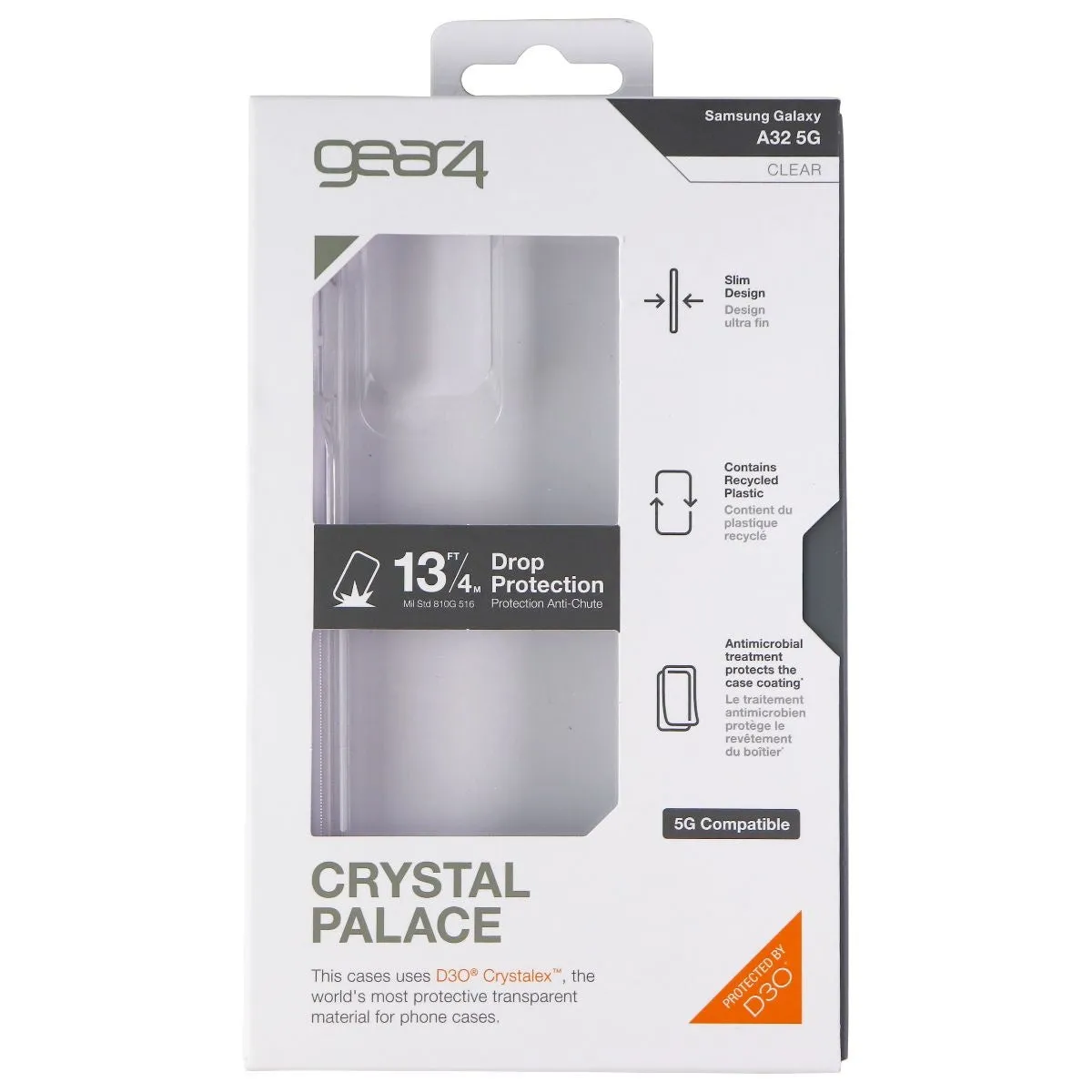 ZAGG Crystal Palace Case for Samsung Galaxy A32 5G - Clear